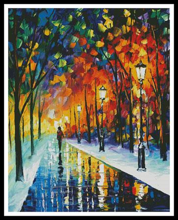 click here to view larger image of Frozen Path (Large)  ( Leonid Afremov) (chart)