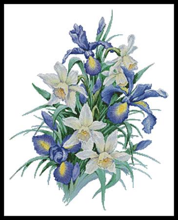 click here to view larger image of Irises Painting  (Olga and Alexey Drozdov) (chart)