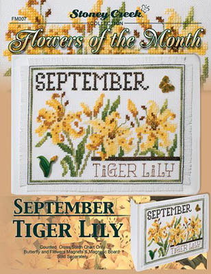 click here to view larger image of Flowers of the Month - September Tiger Lily (chart)