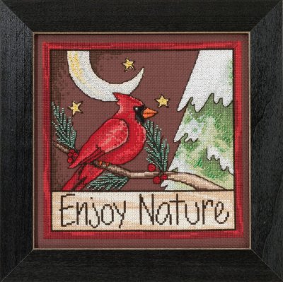 click here to view larger image of Enjoy Nature - Sticks Kit (counted cross stitch kit)
