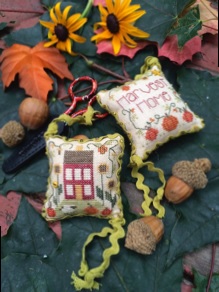 click here to view larger image of Harvest Home Fob (counted cross stitch kit)