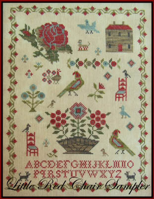 click here to view larger image of Little Red Chair Sampler (chart)