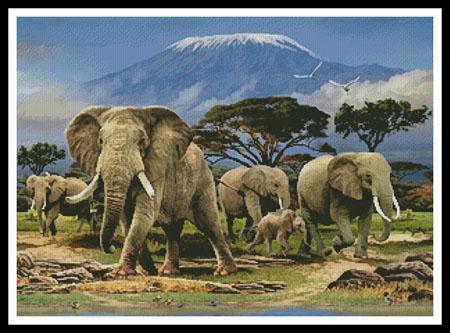 click here to view larger image of Kilimanjaro Morning  (Howard Robinson) (chart)