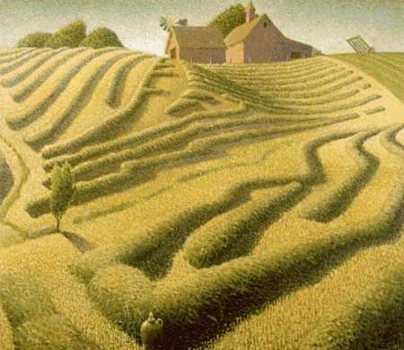click here to view larger image of Haying - Grant Wood (chart)