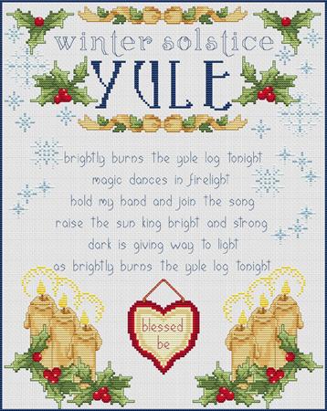 click here to view larger image of Yule - Wheel of the Year Series (chart)