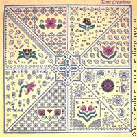 click here to view larger image of Spring Pinwheel - Blackwork (chart)