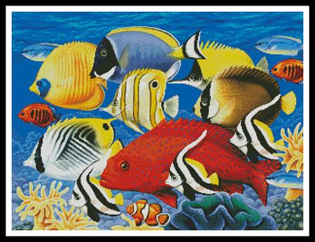 click here to view larger image of Coral Fish  (Howard Robinson) (chart)