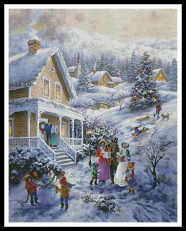 click here to view larger image of Carolers  (Nicky Boehme) (chart)