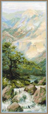 click here to view larger image of Moutain River (counted cross stitch kit)