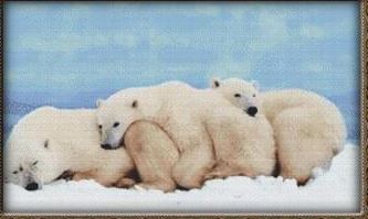 click here to view larger image of Polar Bear Family (chart)