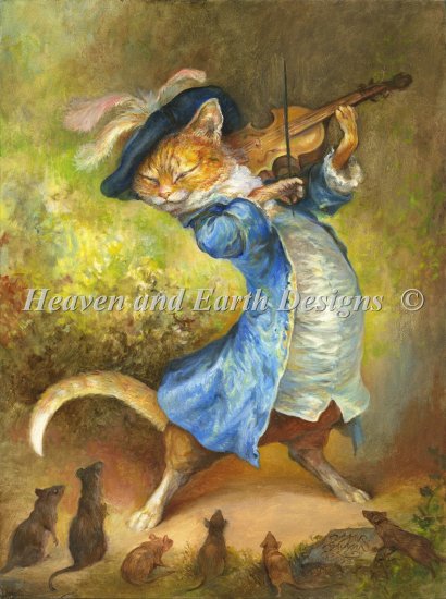 click here to view larger image of Cat With Fiddle (chart)
