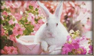 click here to view larger image of Rabbit in a Flower Field (chart)