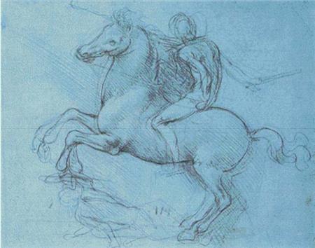 click here to view larger image of Study For an Equestrian Monument, A  (Leonardo da Vinci) (chart)