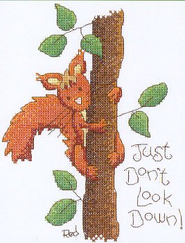 click here to view larger image of Just Dont Look Down - Lili of the Valley - Red the Squirrel (chart)