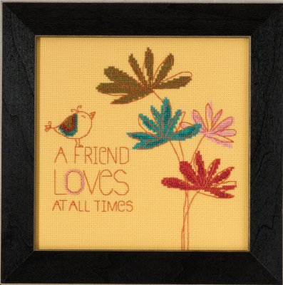 click here to view larger image of A Friend Loves - Amylee Weeks (counted cross stitch kit)