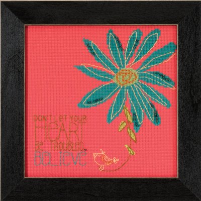 click here to view larger image of Believe - Amylee Weeks (counted cross stitch kit)