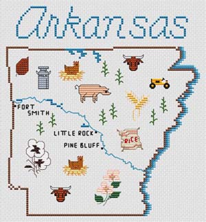click here to view larger image of Arkansas Map (chart)
