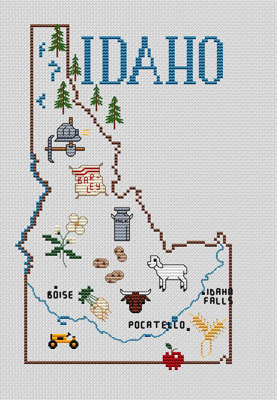 click here to view larger image of Idaho Map (chart)