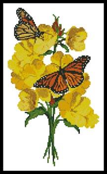 click here to view larger image of Primrose and Butterflies  (Claire Harkness) (chart)