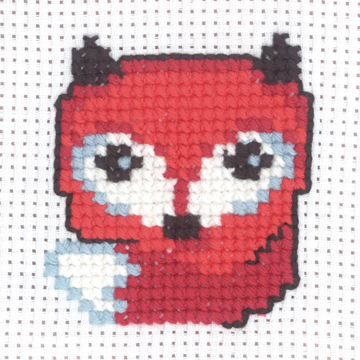 click here to view larger image of My First Kit - Fox (counted cross stitch kit)