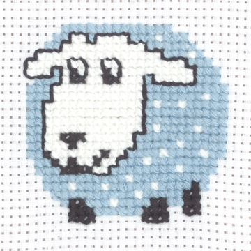 click here to view larger image of My First Kit - Sheep (counted cross stitch kit)