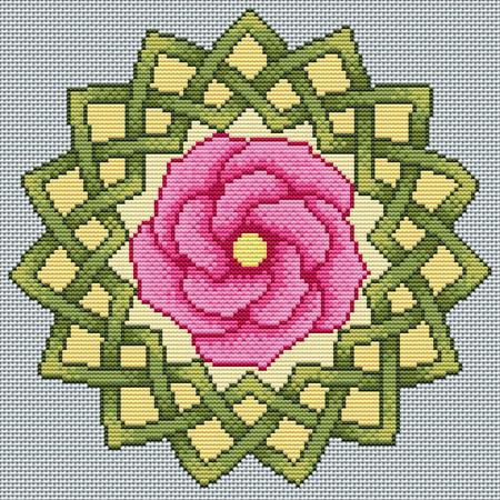 click here to view larger image of Rose Mandala (chart)