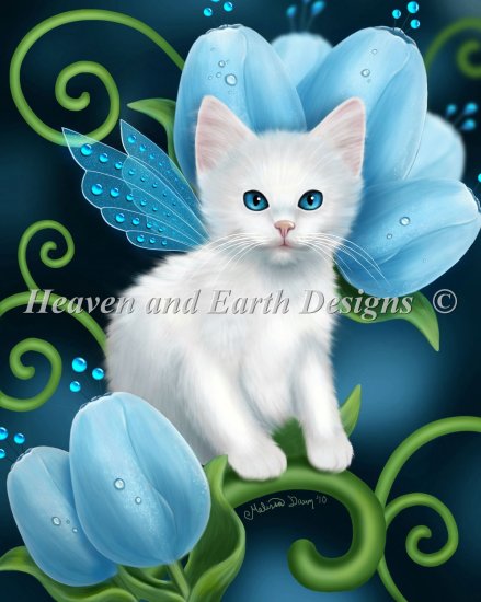 click here to view larger image of Mini Aquamarine Cat (chart)