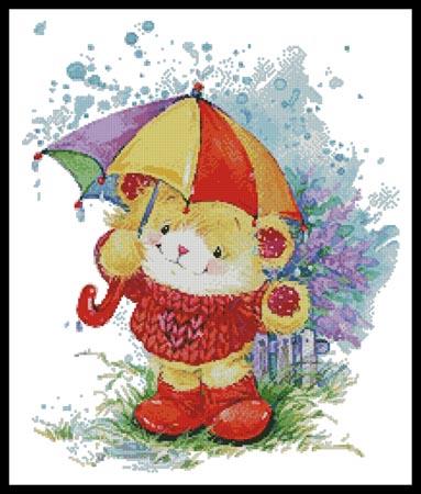click here to view larger image of Teddy In The Rain  (Lena Faenkova) (chart)