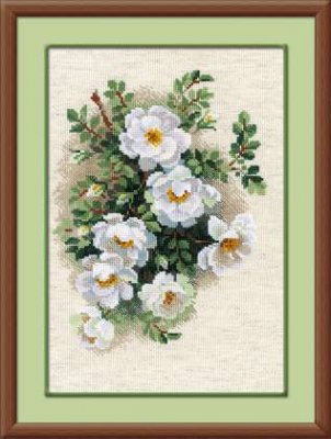 click here to view larger image of White Brier (counted cross stitch kit)