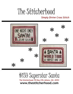 click here to view larger image of Superstar Santa (chart)