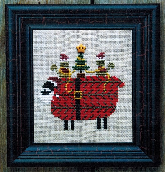 click here to view larger image of Santa Sheep (counted cross stitch kit)