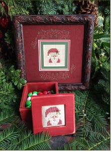 click here to view larger image of Santa Box (counted cross stitch kit)