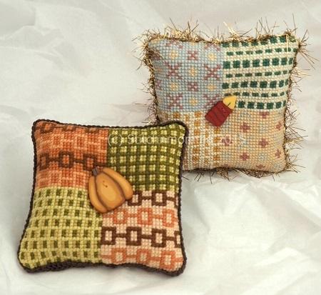 click here to view larger image of Patchwork Pin Cushion - November / December (chart)