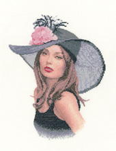 click here to view larger image of Rachel - Elegance (Aida) (counted cross stitch kit)