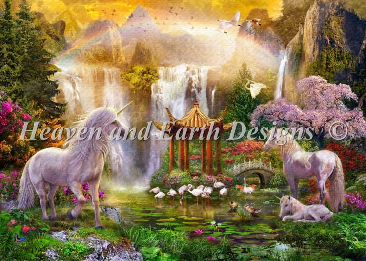 click here to view larger image of Unicorn Valley Of The Waterfalls (chart)