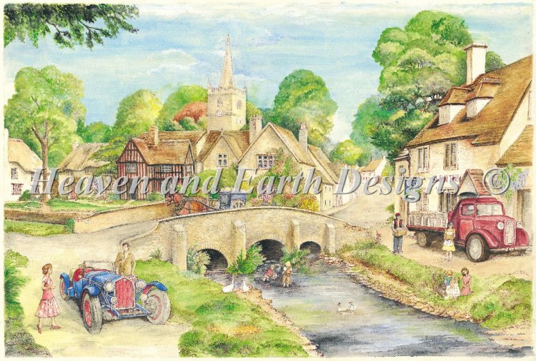 click here to view larger image of Old English Country Village (chart)