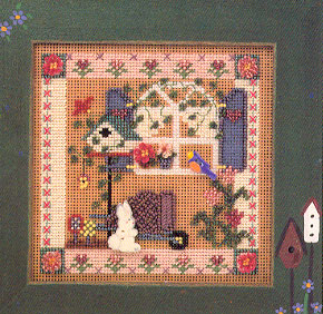 click here to view larger image of Garden Friends (counted cross stitch kit)