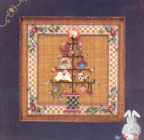 click here to view larger image of Spring Feather Tree (counted cross stitch kit)