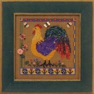 click here to view larger image of Spring Rooster (counted cross stitch kit)