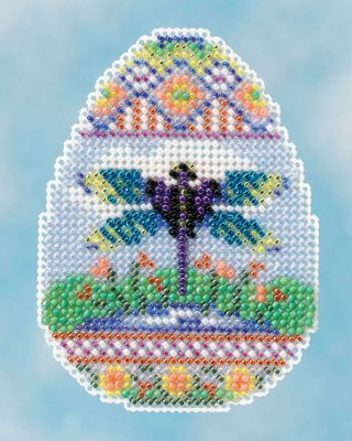 click here to view larger image of Dragonfly Egg - Spring Bouquet 2016 (counted cross stitch kit)