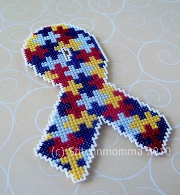 click here to view larger image of Autism Awareness Ribbon (chart)