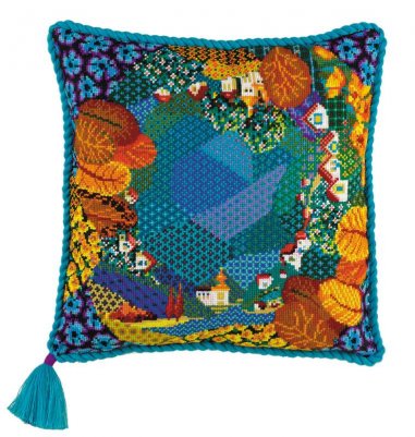 click here to view larger image of Dreamland Cushion (counted cross stitch kit)