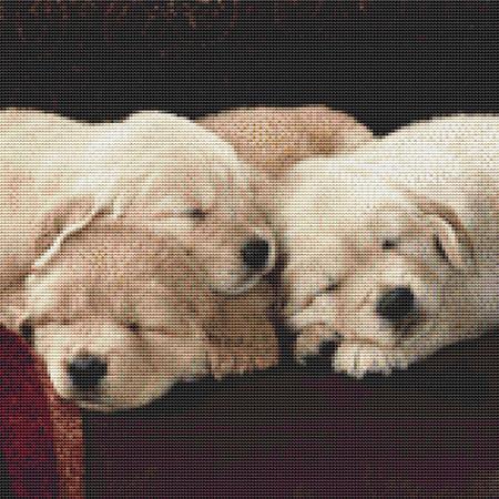 click here to view larger image of Sleeping Cuddly Dogs (chart)