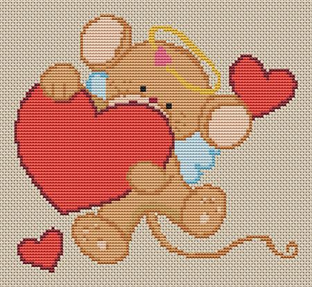 click here to view larger image of Valentine Mouse 9 (chart)
