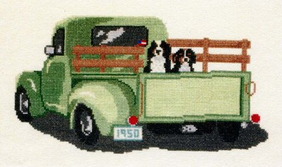 click here to view larger image of Ready For a Ride (counted cross stitch kit)