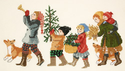 click here to view larger image of Christmas Heralds (counted cross stitch kit)