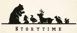 click here to view larger image of Storytime from artwork by Michael Schwab (counted cross stitch kit)