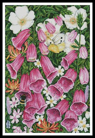 click here to view larger image of Foxgloves  (Anne Mortimer) (chart)
