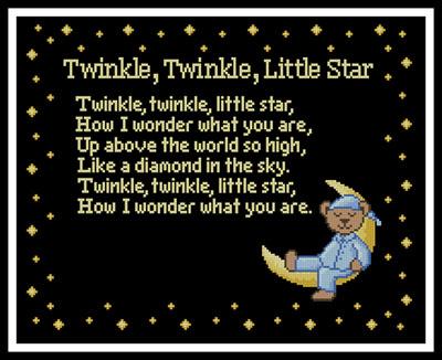 click here to view larger image of Twinkle Twinkle (chart)