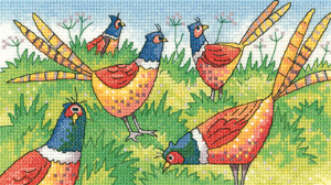 click here to view larger image of Fair Game - Birds Of A Feather - Aida (counted cross stitch kit)